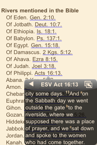 Encyclopedia of Bible Facts, Text with Bible Verse Pop-up
