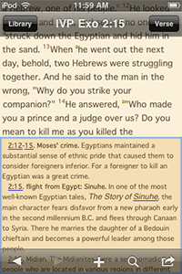 IVP OT Bible Background Commentary, Bible Text with Commentary in Split Screen
