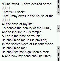 Sample of mobile Old Testament NKJV text