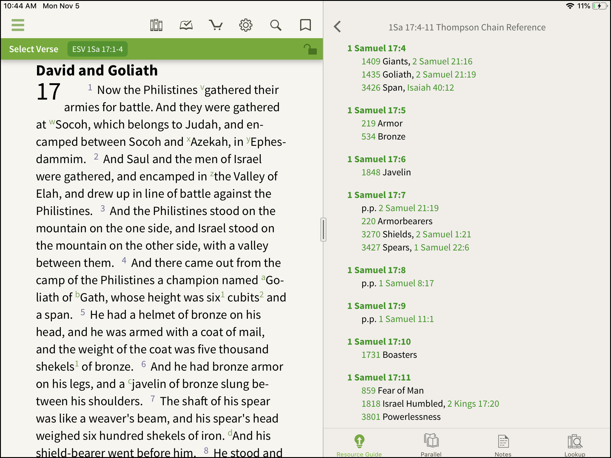 Look Inside: Thompson Chain Reference Study Bible - Olive Tree Blog