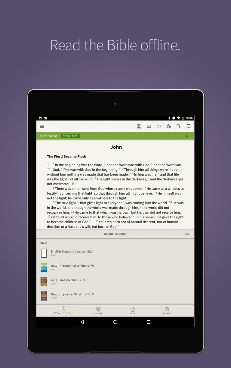 Olive Tree Bible App on Android - Olive Tree Blog