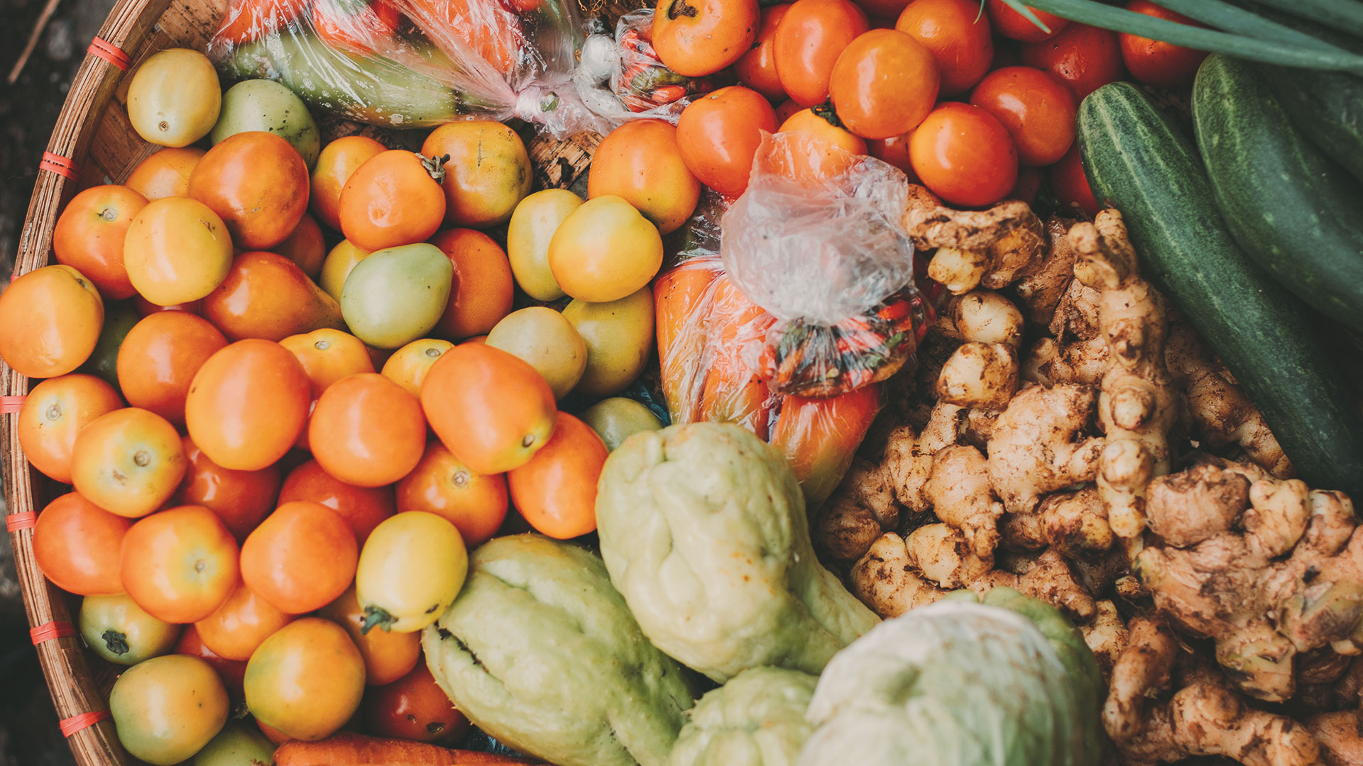 veggies, representing the food that David ate instead of the King's food, when he chose to not let his fear affect his faith