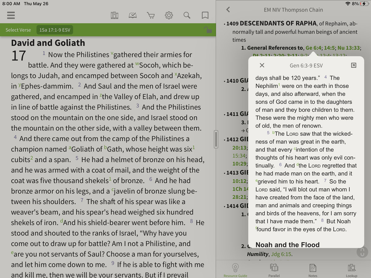 Thompson Chain Reference Study Bible - Olive Tree Blog