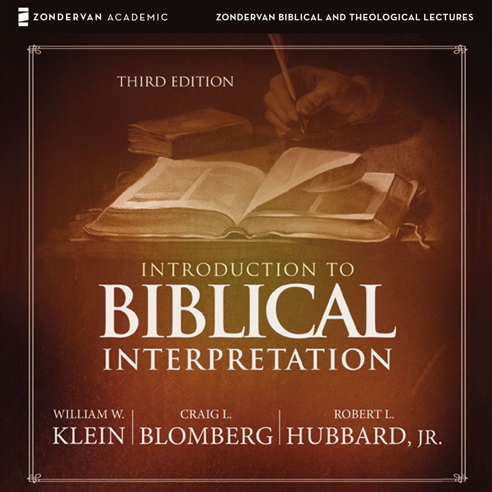Introduction To Biblical Interpretation Audio Lectures Olive Tree 